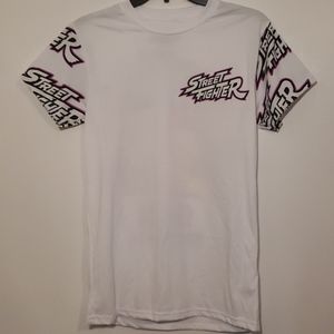 White Short Sleeve Tee Street Fighter